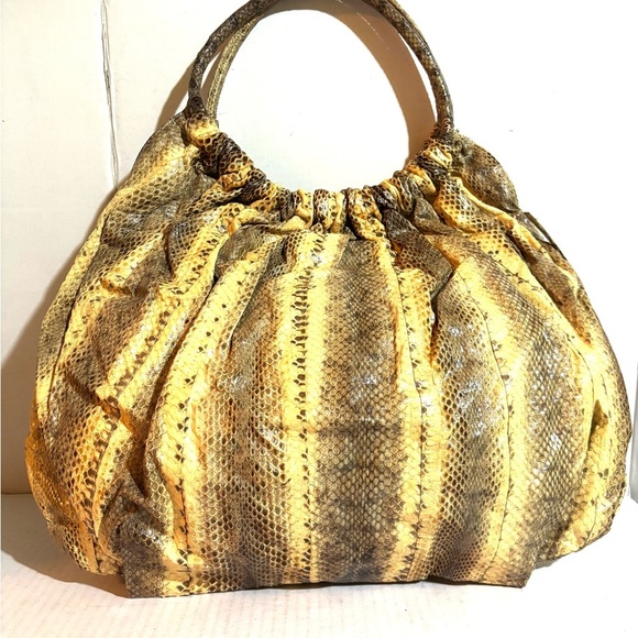 Beirn neutrals snakeskin  shoulder handbag - Picture 2 of 6